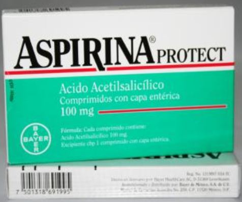 Asprin 100mg 28 tabs, Acetylsalicylic Acid